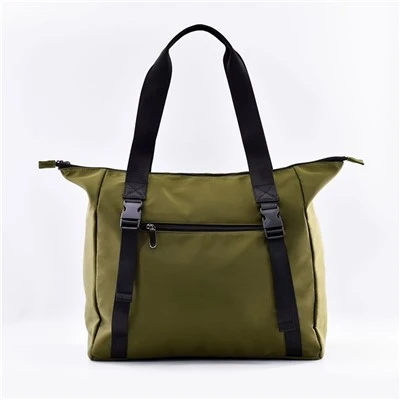 Bossa de lona verda impermeable