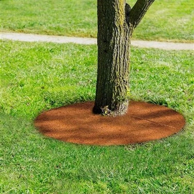 Disc de fibra de coco natural per al control de males herbes